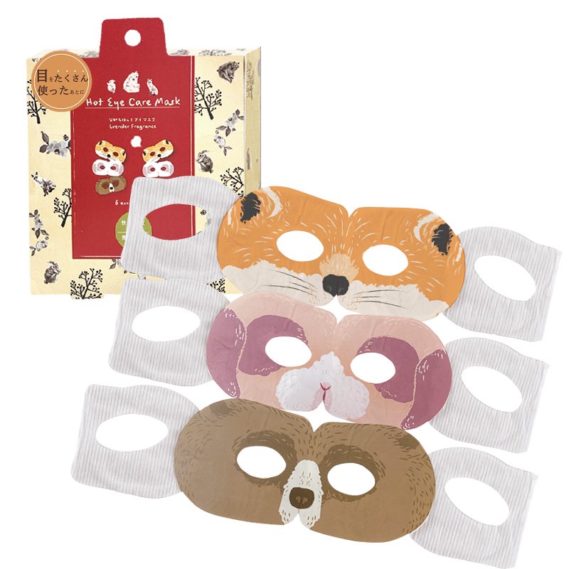HONYARADOH Eye Masks Assorted - 6 pcs
