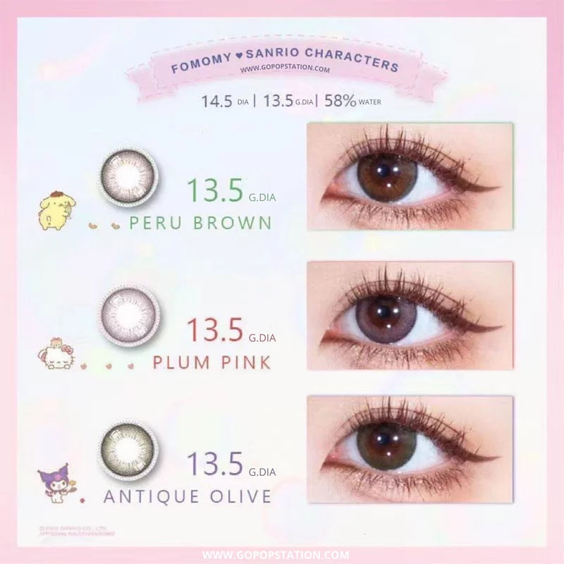 FOMOMY Sanrio 1 day Color - 10 Lenses (Antique Olive)