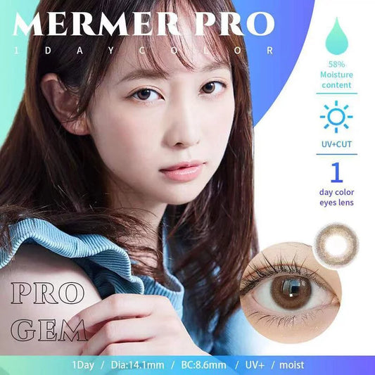 Mermer Pro 1 Day Color ContactLens |  Pro Gem 10 pcs