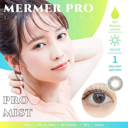 Mermer Pro 1 Day Color ContactLens |  Pro Mist 10 pcs