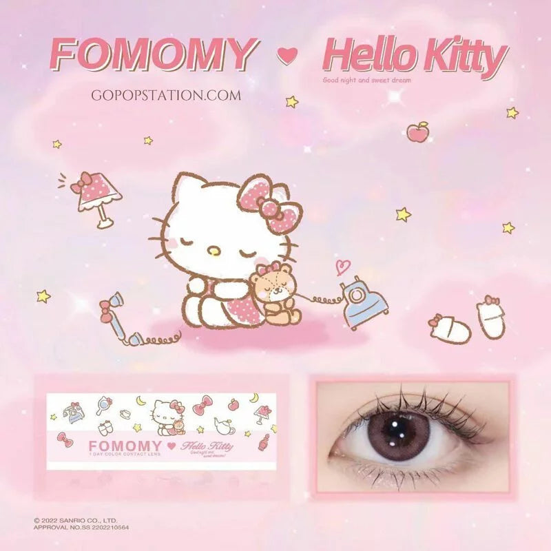 FOMOMY Sanrio 1 day Color - 10 Lenses (Plum Pink)