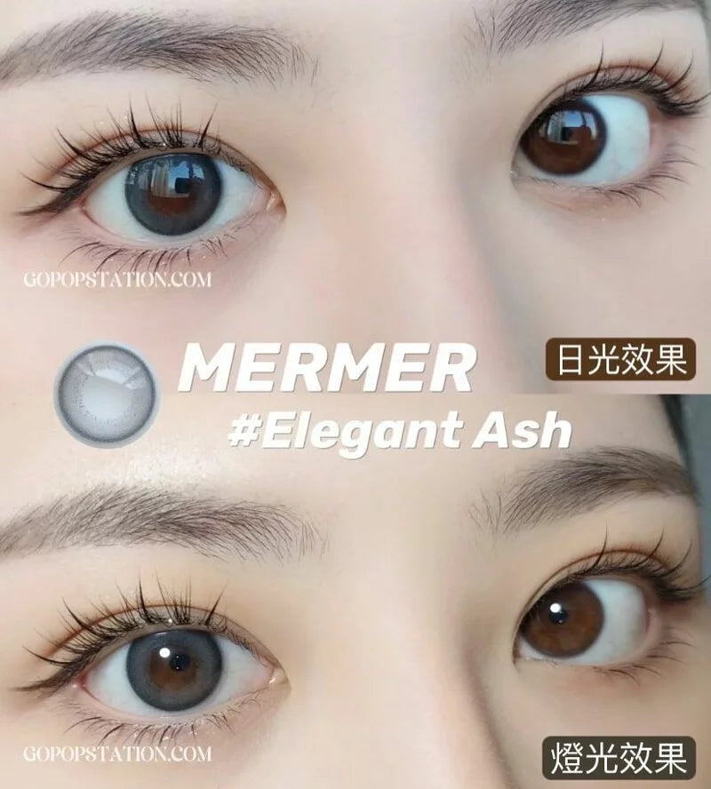 Mermer Elegant 1 Day Color ContactLens |  Elegant Ash 10 pcs