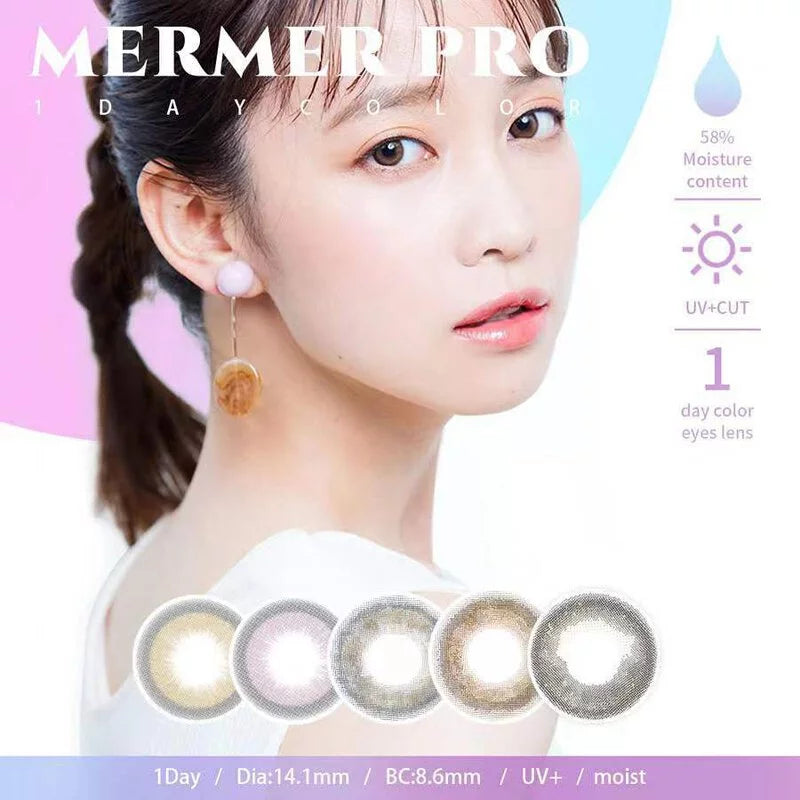 Mermer Pro 1 Day Color ContactLens |  Chiffon 10 pcs