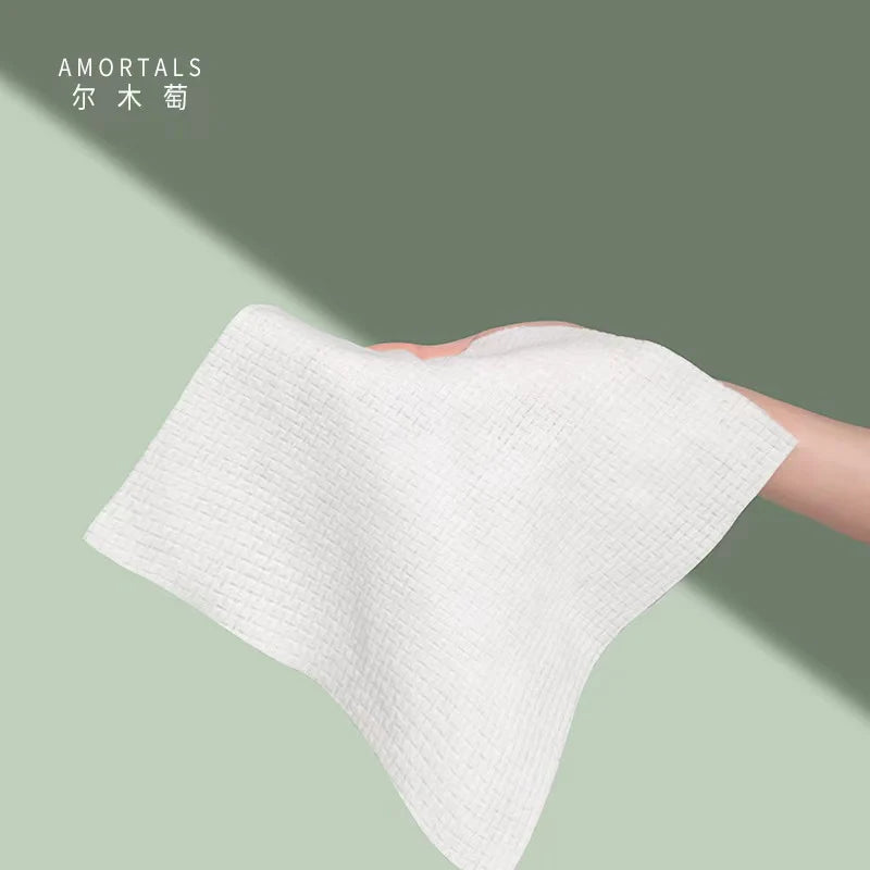 Amortals Pull Out Disposable Thickened Facial Cleansing Towel - 70 pcs