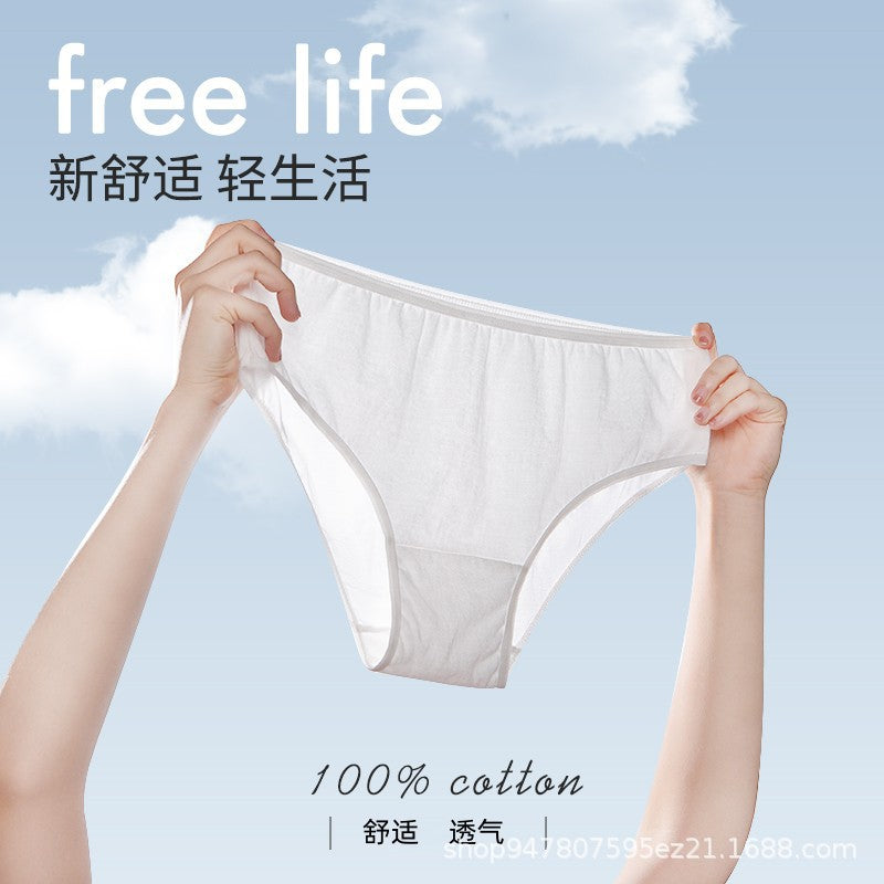 Disposable Ladies Cotton Sterile Panties 5 pcs