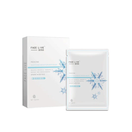 FACE LIVE Multi Effect Soothing Moisturizer Mask - 5 pcs