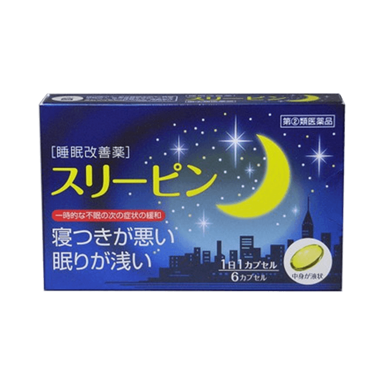 YAKUO Seiyaku Sleep Aid Capsules 6pc