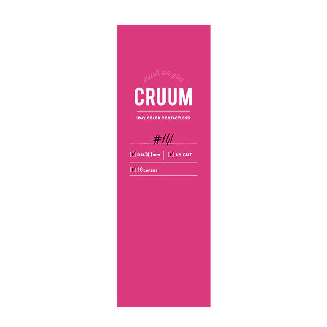 CRUUM 1 Day Color ContactLens | Pink Holic 10 pcs