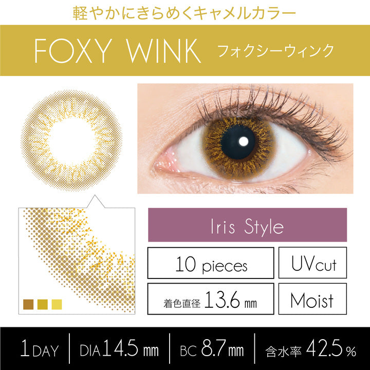 Ever Color 1 day Color - 10 Lenses (Foxy Wink) - 0.00