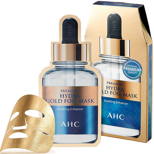 AHC Premium Hydra Gold Foil Mask -5 Sheets 韩国 AHC 黄金锡纸面膜 - MOMO E-Store