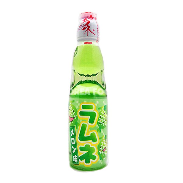 Hata Kosen Ramune Melon Bottle 200ml - MOMO E-Store