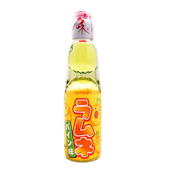 Hata Kosen Ramune Pinapple Bottle 200ml - MOMO E-Store
