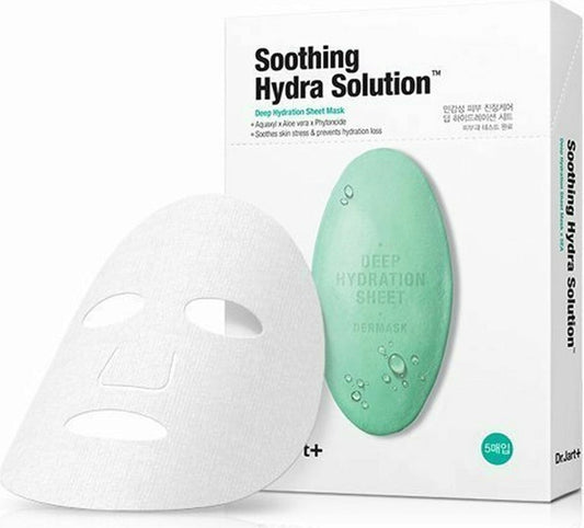 Dr. Jart+ Dermask Water Jet Soothing Hydra Solution Mask  5 Pcs Dr.Jart+ 蒂佳婷绿色药丸面膜 - MOMO E-Store