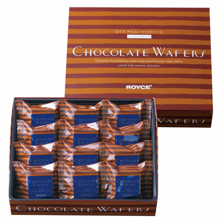 Royce Chocolate wafers 12 pieces - Hazel