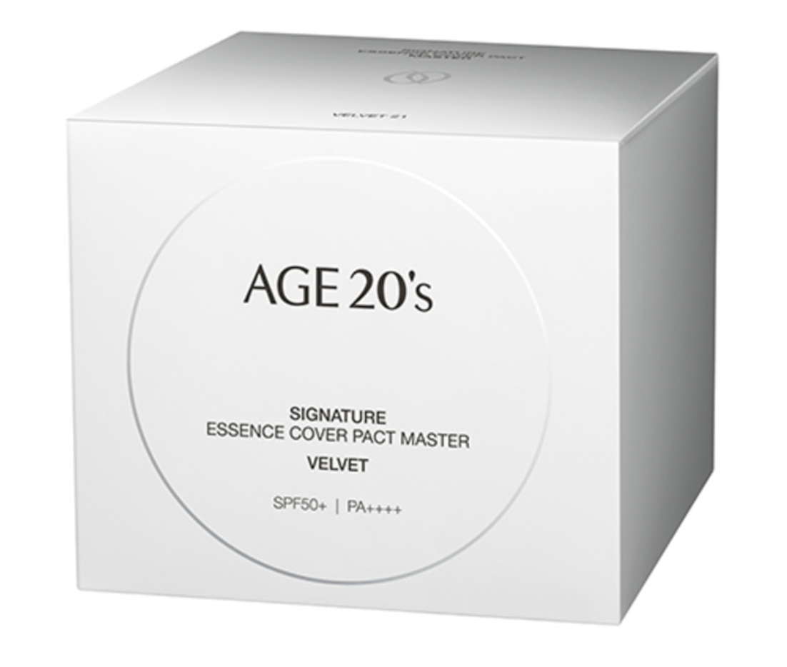AGE 20's - Signature Essence Cover Pact Moisture Velvet SPF50+/PA+++ - No 21 Bright Tone