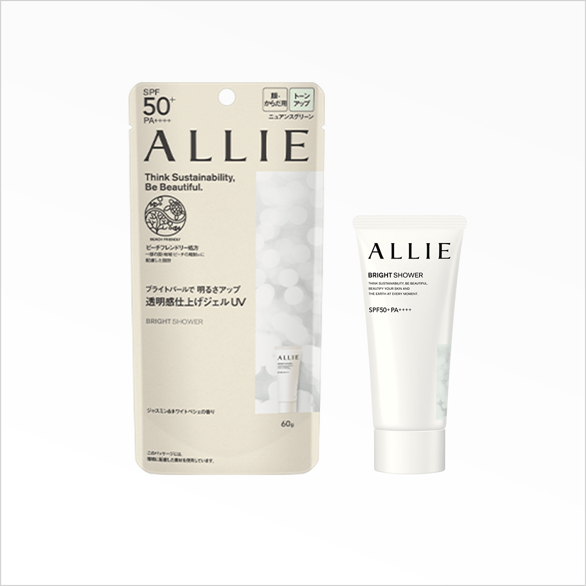 Allie Chrono Beauty Tone Up UV 60g 嘉娜宝 Kanebo ALLIE 高辉度润色防晒水凝乳 SPF50+ PA++++ 60g - MOMO E-Store